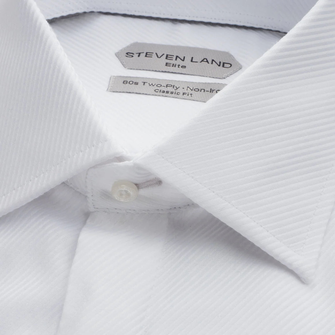 STEVEN LAND | WW20F | THE RIVER TWILL | DOUBLE WOVEN COTTON | FRENCH CUFF